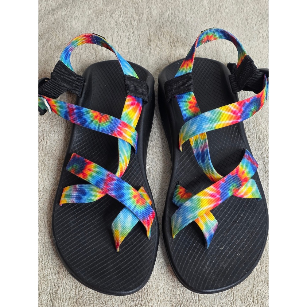 Chaco Classic Sandal Rainbow Woman's Size 10 Vacation Beach Lake Walking